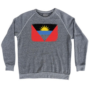 Antigua And Barbuda Country Flag Adult Tri-Blend Sweatshirt by Ultras Antigua And Barbuda Country Flag Adult Tri-Blend Sweatshirt by Ultras