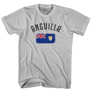 Anguilla Country Flag Heritage Adult Cotton T-Shirt by Ultras