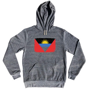 Antigua And Barbuda Country Flag Tri-Blend Hoodie by Ultras Antigua And Barbuda Country Flag Tri-Blend Hoodie by Ultras