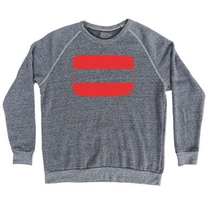 Austria Country Flag Adult Tri-Blend Sweatshirt by Ultras