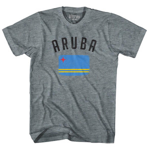 Aruba Country Flag Heritage Adult Tri-Blend T-Shirt by Ultras Aruba Country Flag Heritage Adult Tri-Blend T-Shirt by Ultras