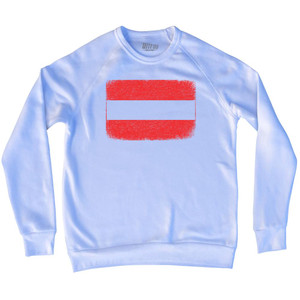 Austria Country Flag Adult Tri-Blend Sweatshirt by Ultras