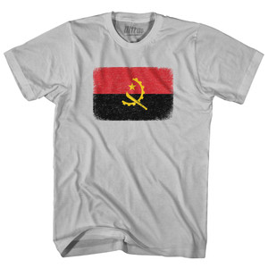 Angola Country Flag Adult Cotton T-Shirt by Ultras