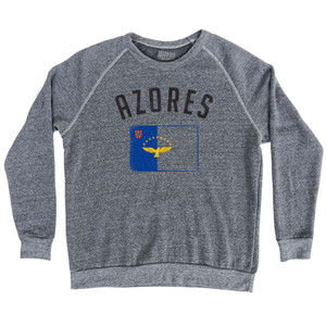 Azores Country Flag Heritage Adult Tri-Blend Sweatshirt by Ultras Azores Country Flag Heritage Adult Tri-Blend Sweatshirt by Ultras