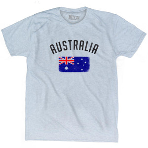 Australia Country Flag Heritage Adult Tri-Blend T-Shirt by Ultras Australia Country Flag Heritage Adult Tri-Blend T-Shirt by Ultras