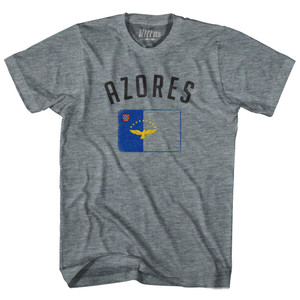 Azores Country Flag Heritage Adult Tri-Blend T-Shirt by Ultras Azores Country Flag Heritage Adult Tri-Blend T-Shirt by Ultras