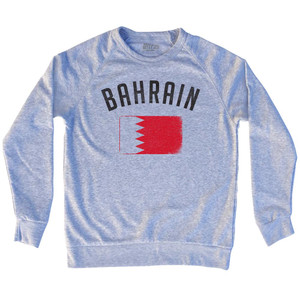 Bahrain Country Flag Heritage Adult Tri-Blend Sweatshirt by Ultras Bahrain Country Flag Heritage Adult Tri-Blend Sweatshirt by Ultras