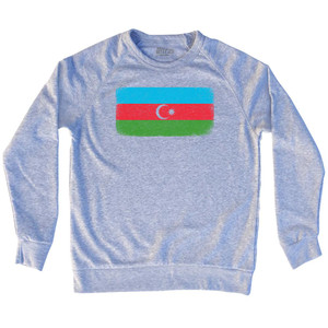 Azerbaijan Country Flag Adult Tri-Blend Sweatshirt by Ultras Azerbaijan Country Flag Adult Tri-Blend Sweatshirt by Ultras