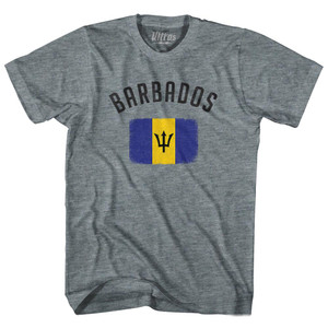 Barbados Country Flag Heritage Adult Tri-Blend T-Shirt by Ultras Barbados Country Flag Heritage Adult Tri-Blend T-Shirt by Ultras