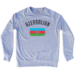 Azerbaijan Country Flag Heritage Adult Tri-Blend Sweatshirt by Ultras Azerbaijan Country Flag Heritage Adult Tri-Blend Sweatshirt by Ultras