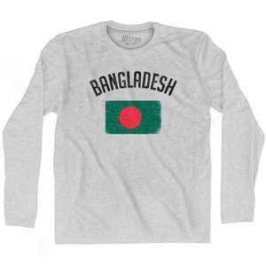 Bangladesh Country Flag Heritage Adult Cotton Long Sleeve T-Shirt by Ultras Bangladesh Country Flag Heritage Adult Cotton Long Sleeve T-Shirt by Ultras