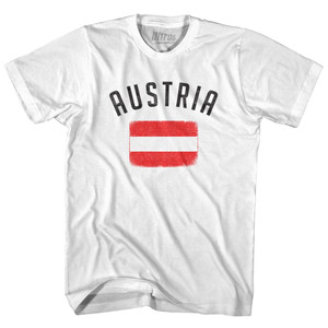 Austria Country Flag Heritage Womens Cotton Junior Cut T-Shirt by Ultras Austria Country Flag Heritage Womens Cotton Junior Cut T-Shirt by Ultras