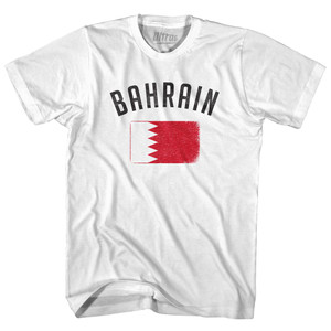 Bahrain Country Flag Heritage Adult Cotton T-Shirt by Ultras