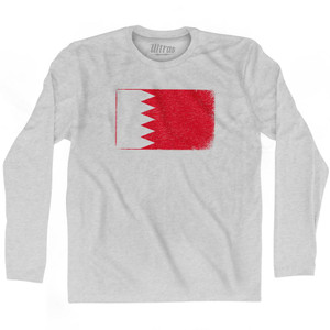 Bahrain Country Flag Adult Cotton Long Sleeve T-Shirt by Ultras Bahrain Country Flag Adult Cotton Long Sleeve T-Shirt by Ultras