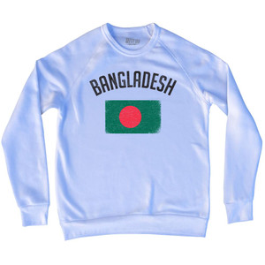 Bangladesh Country Flag Heritage Adult Tri-Blend Sweatshirt by Ultras