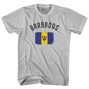 Barbados Country Flag Heritage Adult Cotton T-Shirt by Ultras