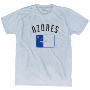 Azores Country Flag Heritage Adult Tri-Blend T-Shirt by Ultras Azores Country Flag Heritage Adult Tri-Blend T-Shirt by Ultras