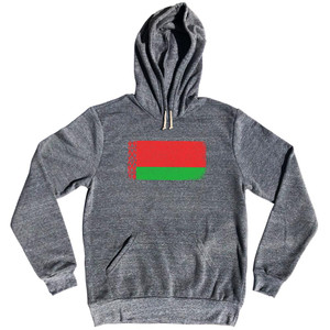 Belarus Country Flag Tri-Blend Hoodie by Ultras