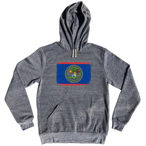 Belize Country Flag Tri-Blend Hoodie by Ultras