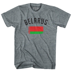 Belarus Country Flag Heritage Adult Tri-Blend T-Shirt by Ultras Belarus Country Flag Heritage Adult Tri-Blend T-Shirt by Ultras