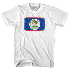 Belize Country Flag Adult Cotton T-Shirt by Ultras