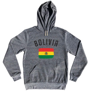 Bolivia Country Flag Heritage Tri-Blend Hoodie by Ultras
