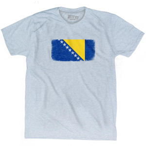 Bosnia And Herzegovina Country Flag Adult Tri-Blend T-Shirt by Ultras
