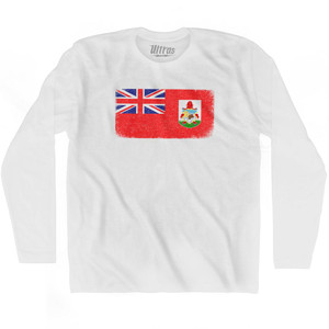 Bermuda Country Flag Adult Cotton Long Sleeve T-Shirt by Ultras