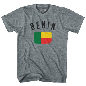 Benin Country Flag Heritage Adult Tri-Blend T-Shirt by Ultras Benin Country Flag Heritage Adult Tri-Blend T-Shirt by Ultras