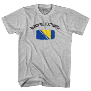 Bosnia And Herzegovina Country Flag Heritage Adult Cotton T-Shirt by Ultras