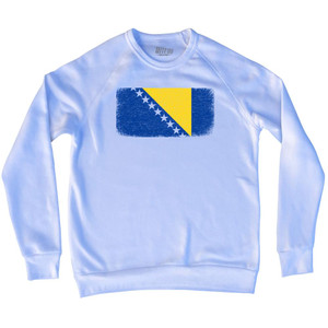 Bosnia And Herzegovina Country Flag Adult Tri-Blend Sweatshirt by Ultras