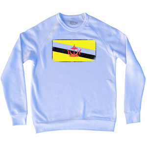Brunei Country Flag Adult Tri-Blend Sweatshirt by Ultras