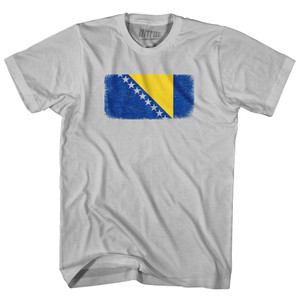 Bosnia And Herzegovina Country Flag Adult Cotton T-Shirt by Ultras