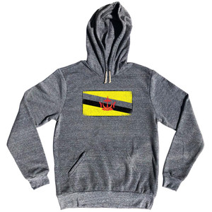 Brunei Country Flag Tri-Blend Hoodie by Ultras