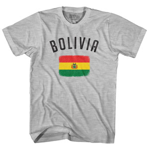 Bolivia Country Flag Heritage Adult Cotton T-Shirt by Ultras Bolivia Country Flag Heritage Adult Cotton T-Shirt by Ultras