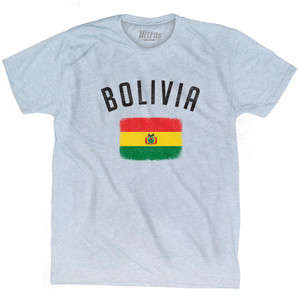Bolivia Country Flag Heritage Adult Tri-Blend T-Shirt by Ultras