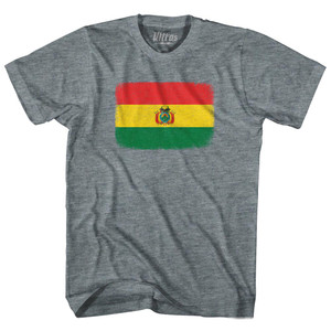 Bolivia Country Flag Youth Tri-Blend T-Shirt by Ultras