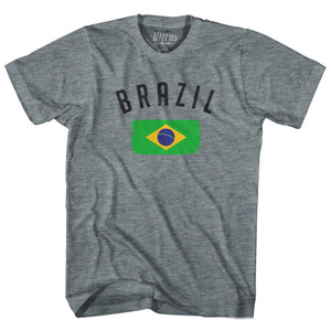 Brazil Country Flag Heritage Womens Tri-Blend Junior Cut T-Shirt by Ultras Brazil Country Flag Heritage Womens Tri-Blend Junior Cut T-Shirt by Ultras