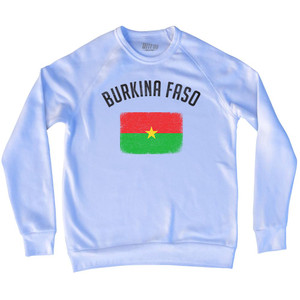 Burkina Faso Country Flag Heritage Adult Tri-Blend Sweatshirt by Ultras Burkina Faso Country Flag Heritage Adult Tri-Blend Sweatshirt by Ultras