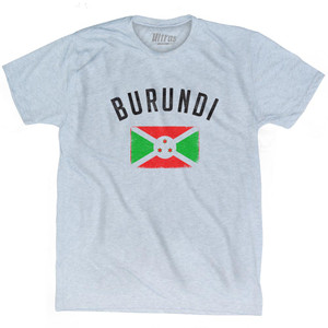 Burundi Country Flag Heritage Adult Tri-Blend T-Shirt by Ultras Burundi Country Flag Heritage Adult Tri-Blend T-Shirt by Ultras