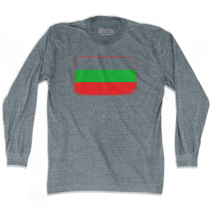 Bulgaria Country Flag Adult Tri-Blend Long Sleeve T-Shirt by Ultras Bulgaria Country Flag Adult Tri-Blend Long Sleeve T-Shirt by Ultras