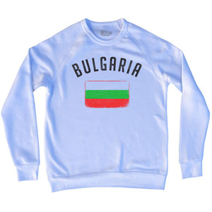 Bulgaria Country Flag Heritage Adult Tri-Blend Sweatshirt by Ultras Bulgaria Country Flag Heritage Adult Tri-Blend Sweatshirt by Ultras