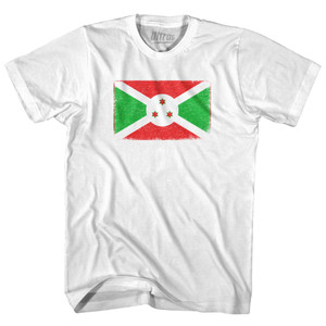 Burundi Country Flag Adult Cotton T-Shirt by Ultras