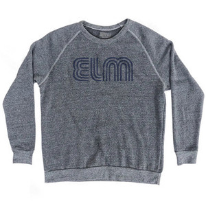 Elmira ELM Airport Adult Tri-Blend Sweatshirt - Athletic Grey