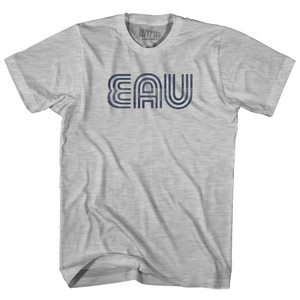 Eau Claire EAU Airport Womens Cotton Junior Cut T-Shirt - Grey Heather Eau Claire EAU Airport Womens Cotton Junior Cut T-Shirt - Grey Heather