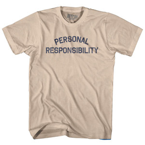 Personal Responsibility Adult Cotton T-Shirt by Ultras