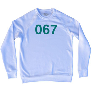 Squid Numbers 067 Adult Tri-Blend Sweatshirt by Ultras