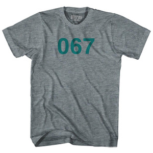 Squid Numbers 067 Youth Tri-Blend T-Shirt by Ultras