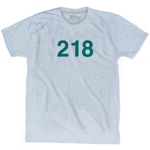 Squid Numbers 218 Adult Tri-Blend T-Shirt by Ultras