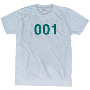 Squid Numbers 001 Adult Tri-Blend T-Shirt by Ultras